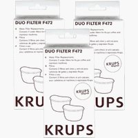 Krups F472 Duo Filter 2 pack- Set of Three (6 total filters)