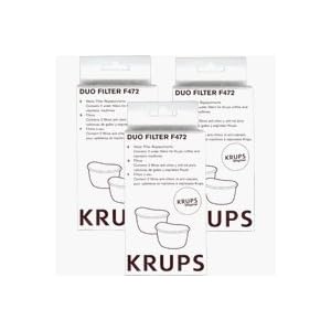 Krups F472 Duo Filter 2 pack- Set of Three (6 total filters) by Krups