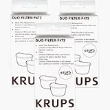 Krups F472 Duo Filter 2 pack- Set of Three (6 total filters)