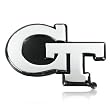 Georgia Tech Chrome Metal Car Emblem