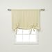 Best Home Fashion Thermal Insulated Blackout Tie-Up Window Shade - Rod Pocket - Beige - 42