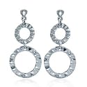 SS1945 - Sterling Silver Double Hoop Earrings