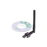BestDealUSA High-Gain Antenna 150Mbps 11 b/g/n Wireless USB 2.0 Dongle Adapter