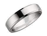 Men's 6mm Beveled Edge Tungsten Wedding Band