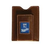 Kansas City Royals Brown Leather Money Clip with Cardholder