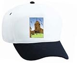 White Cap with Latvia, Europe, palace, building, ancient, construction, tower, architecture