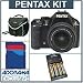 Pentax K2000 Digital SLR Camera / Lens Kit. with 18-55mm Lens. 4GB SD Memory Card, 4 AA Nickel Metal Hydride (NiMH) 2900 mAH Rechargeable Batteries with 4-Hour AA & AAA Quick Charger, 110/220 volt. Slinger Camera Bag,