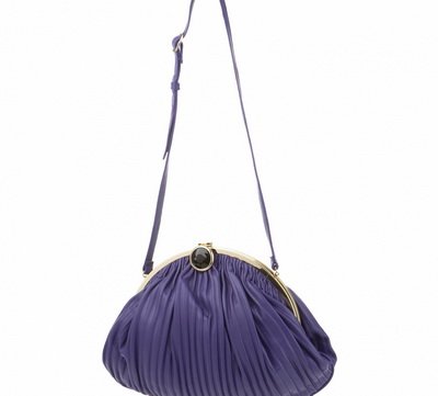 Modalu ‘Devendra’ Frame Clutch Bag (Black, Ochre, Purple, Tan)
