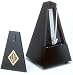 Wittner Standard Wood Case Metronome w/o Bell, Black Finish