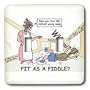 Rich Diesslins Miscellaneous Funny Cartoons - Fit as a Fiddle - Light Switch Covers - double toggle switch