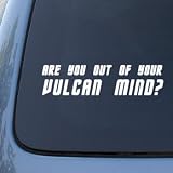 Out of Vulcan Mind - Star Trek Spock - Car, Truck, Notebook, Vinyl Decal Sticker #2209 | Vinyl Color: White