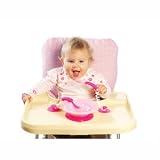 Stay-Put Cutlery and Bowl PINK