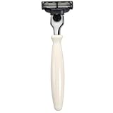 The Art of Shaving Mach3 Ivory/ Nickel Razor