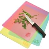 Norpro Color Cut N Slice Flexible Cutting Boards, Set of 3