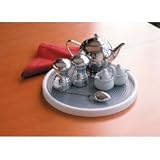 Turntable - 12" Non Skid (White/Gray) (12" Diameter)