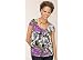 Misses AGB Watercolor Floral Top