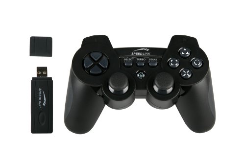 SPEED-LINK PlayStation 3 - PC - Strike� Gamepad - wireless - schwarz - SL-4443-SBK