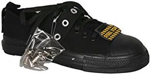 DEMONIA TYRANT-04ST Canvas Spiked Steel Toe Sneaker Shoe