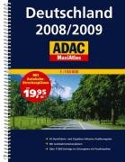 City Travel Guides Discounted  Bücher : ADAC MaxiAtlas Deutschland 2008/2009: 45 Durchfahrts- und Citypläne inklusive Straßenregister. Mit Autobahnstreckenplänen. Über 77 000 Einträgen im Ortsregister mit Postleitzahlen