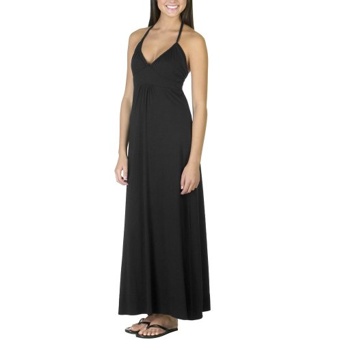 Juniors Mossimo Supply Co. Braided Halter Maxi - Ebony