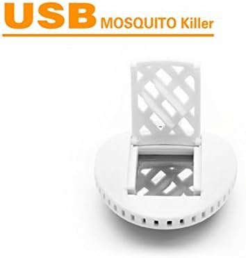 FruitFans Compact Plug and Play Mosquito Repellent By USB port for mosquito trap with 2 PCS Free Refill Tablets for Indoor& Outdoor Using