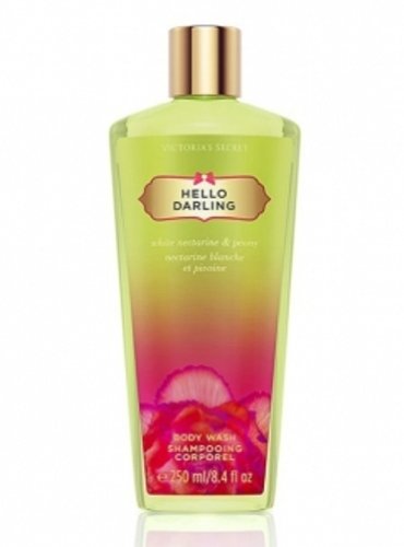 Victoria's Secret Hello Darling 8.4 Oz Body Wash - White Nectarine & Peony