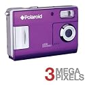 Polaroid CAA-330UC 3.0 Megapixel Digital Camera with 1.3-inch LCD Display (Plum)