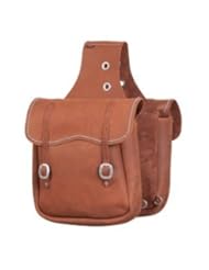 Sports: Weaver Chap Leather Saddle Bag with Spots Brown - WEAVER LEATHER