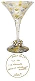 Lolita Holiday Glassware Martini - Jingle Bells