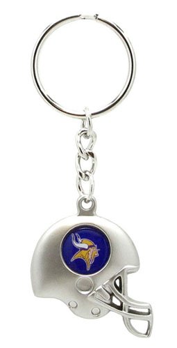Minnesota Vikings - NFL Silver Helmet Keychain