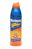 Huggies Little Swimmers Moisturizing Sunscreen, Continuous Spray, SPF 50, Blue Melon Splash, 6 oz (177 ml)