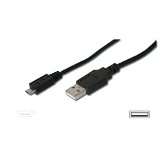 USB 2.0 Anschlusskabel A Stecker an Micro B Stecker, 3m, Good Connections