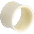 3/4 Organic Hollow White Bone Plug