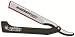 Dovo Black Shavette Straight Razor Replaceable Blade Satin Finish