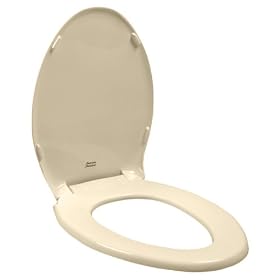 American Standard 5330.010.021 Champion Slow Close Round Front Toilet Seat with Cover, Bone by American Standard