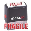 FRAGILE Red Office Stock Self-Inking Rubber Stamp