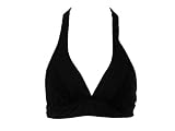 VM by Manhattan Beachwear Black Chantilly Halter Swimsuit-top