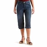Lee Women Natural Fit Cargo Capri - Dark Stone 320-4948