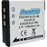 Adorama Replacement Lithium Ion Battery for the Fujifilm NP-50, Kodak KLIC-7004, Pentax D-LI68 Digital Camera Batteries, 3.6V 900Mah
