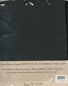 Premium Hotel Weight Black Vinyl Shower Liner