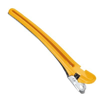 Comair Hair-Clips Combi, ca. 9.5 cm, gelb - 10er Karte