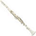 Mendini MCT-W+SD+PB White ABS B Flat Clarinet with Case, Stand, Pocketbook, Mouthpiece, 10 Reeds and More image 8