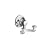 KOHLER K-11414-CP Bancroft Robe Hook, Polished Chrome