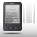 Pack of 6 Clear Screen Protectors for Amazon Kindle 3 3G Wi-Fi 6 Inch Screen