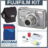 Fujifilm FinePix A900 Digital Camera Kit - with 1 GB SD Memory Card - Camera Bag - Professional Lens Cleaning Kit