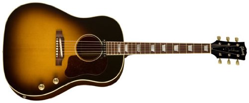 Gibson 70th Anniversary John Lennon J160E Acoustic Electric Guitar with Case (Vintage Sunburst)