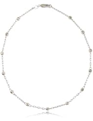 14k Gold Beads and Rolo Link Anklet (Ankle Bracelet)