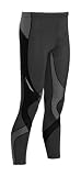  : CW-X Men's Stabilyx Tights,Black/Charcoal,Medium