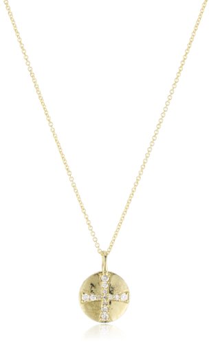 necklace Mizuki Online Store Mizuki 18â Necklace,   mizuki cross  Cross Gold Charm charm