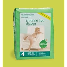 Seventh Generation Baby Diapers Stage 2 (12-18 lbs.) 40 count Chlorine-Free (Pack of 3)